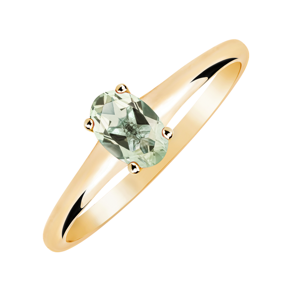 Prsteň s ametystom Mystic Light