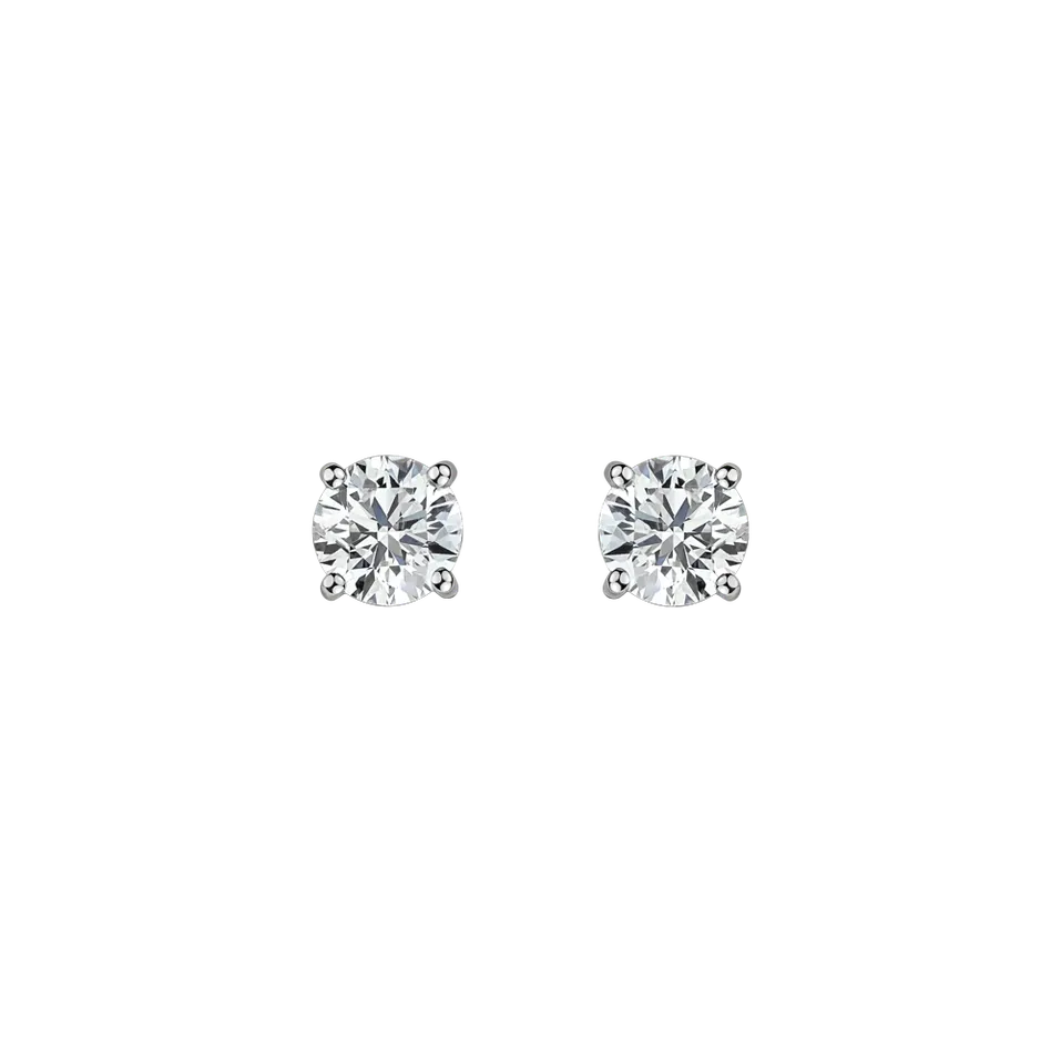 Náušnice s diamantom Gleam