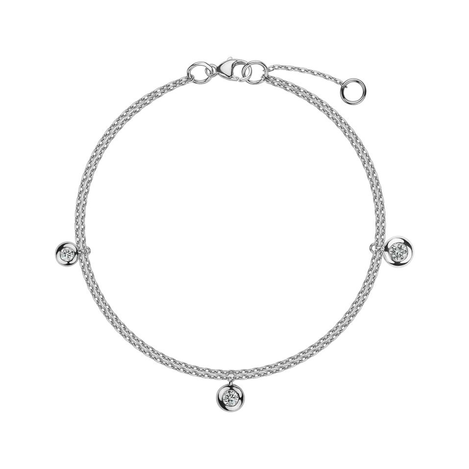Náramok s diamantmi Dots