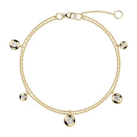 Náramok s diamantmi Dots