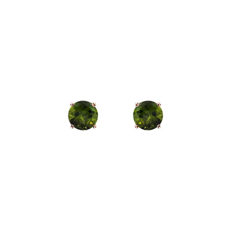 Náušnice s turmalínom Orbs
