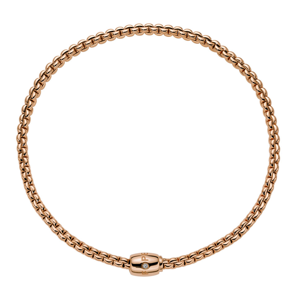 Náhrdelník s diamantmi Flex'it