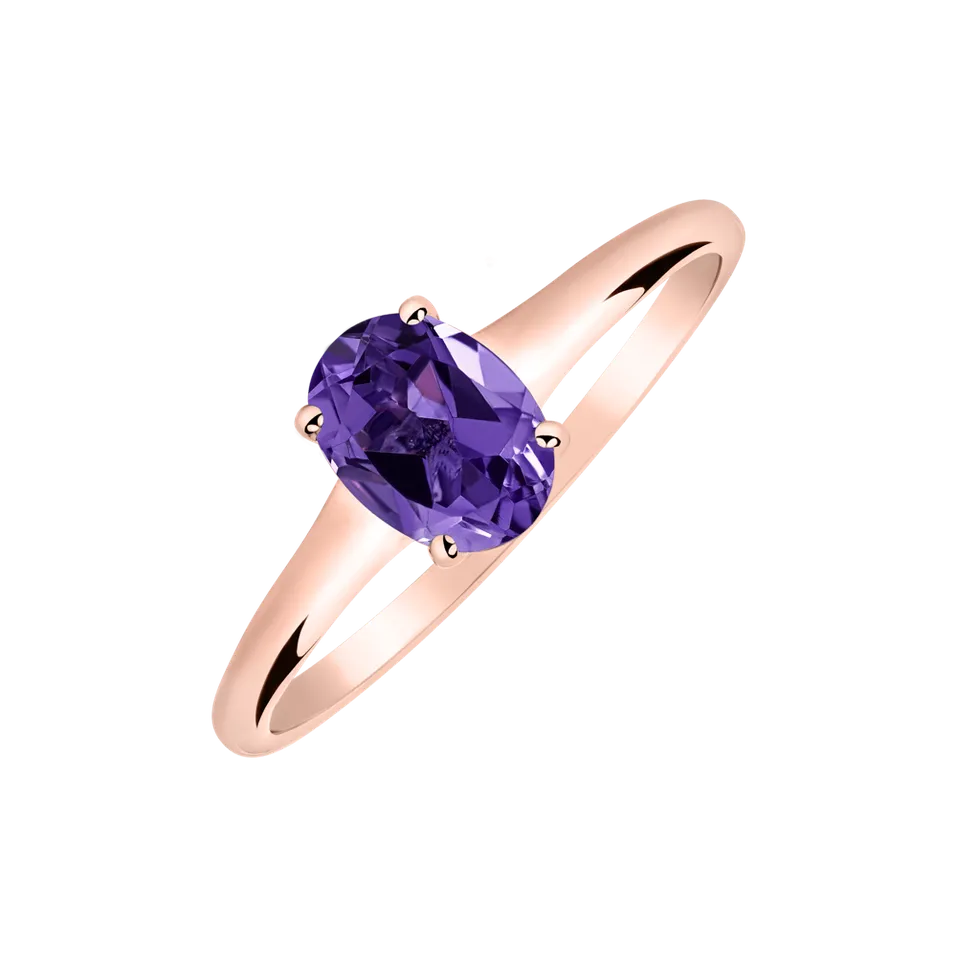 Prste s ametystom Mystic Abyss