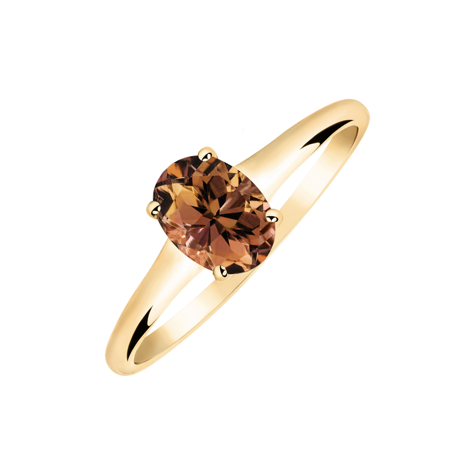 Prsteň s turmalínom Mystic Abyss