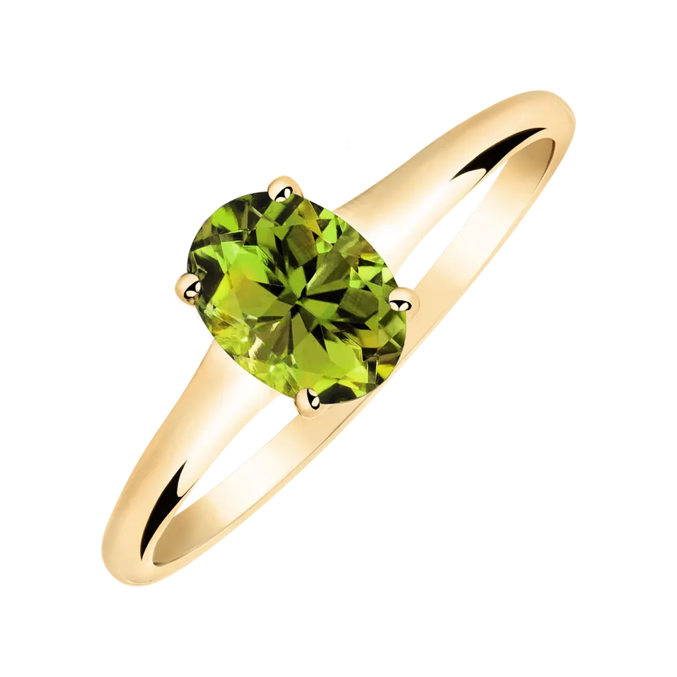 Prsteň s peridotom Mystic Light