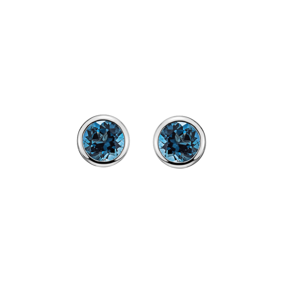 Náušnice s topásom Shiny Dots