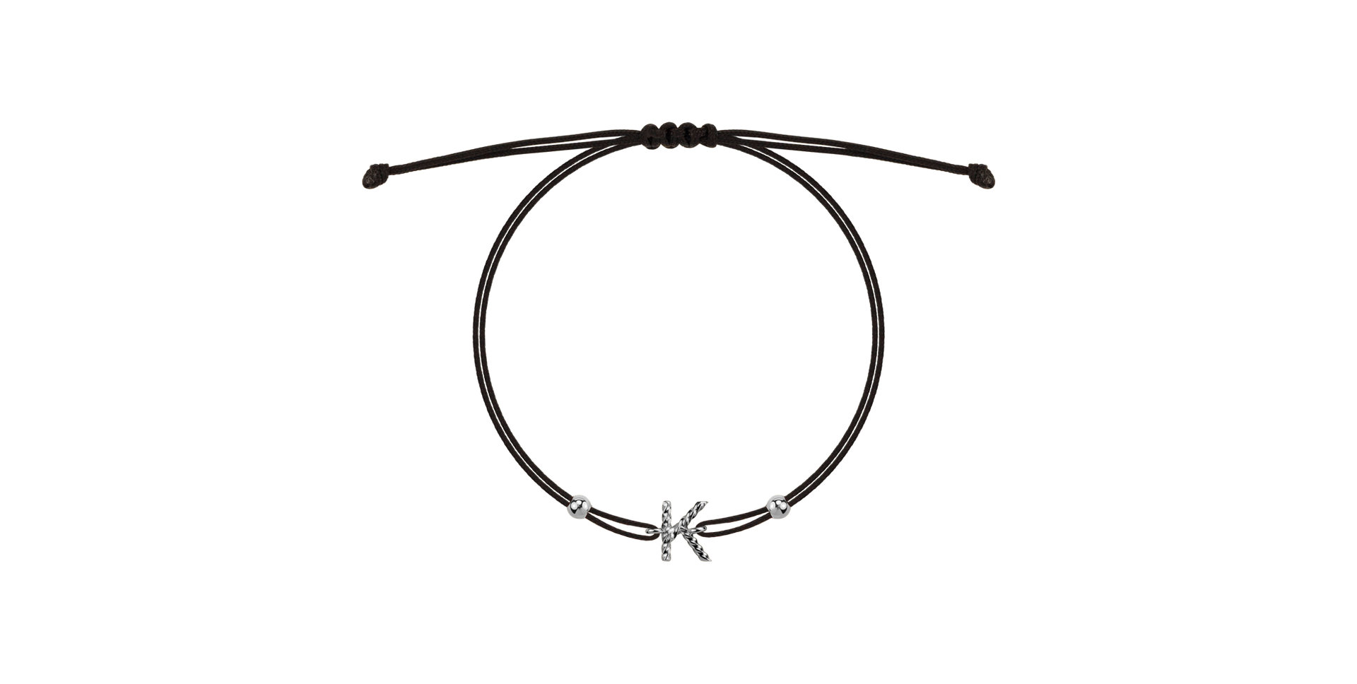 Náramek Spiral Alphabeth K