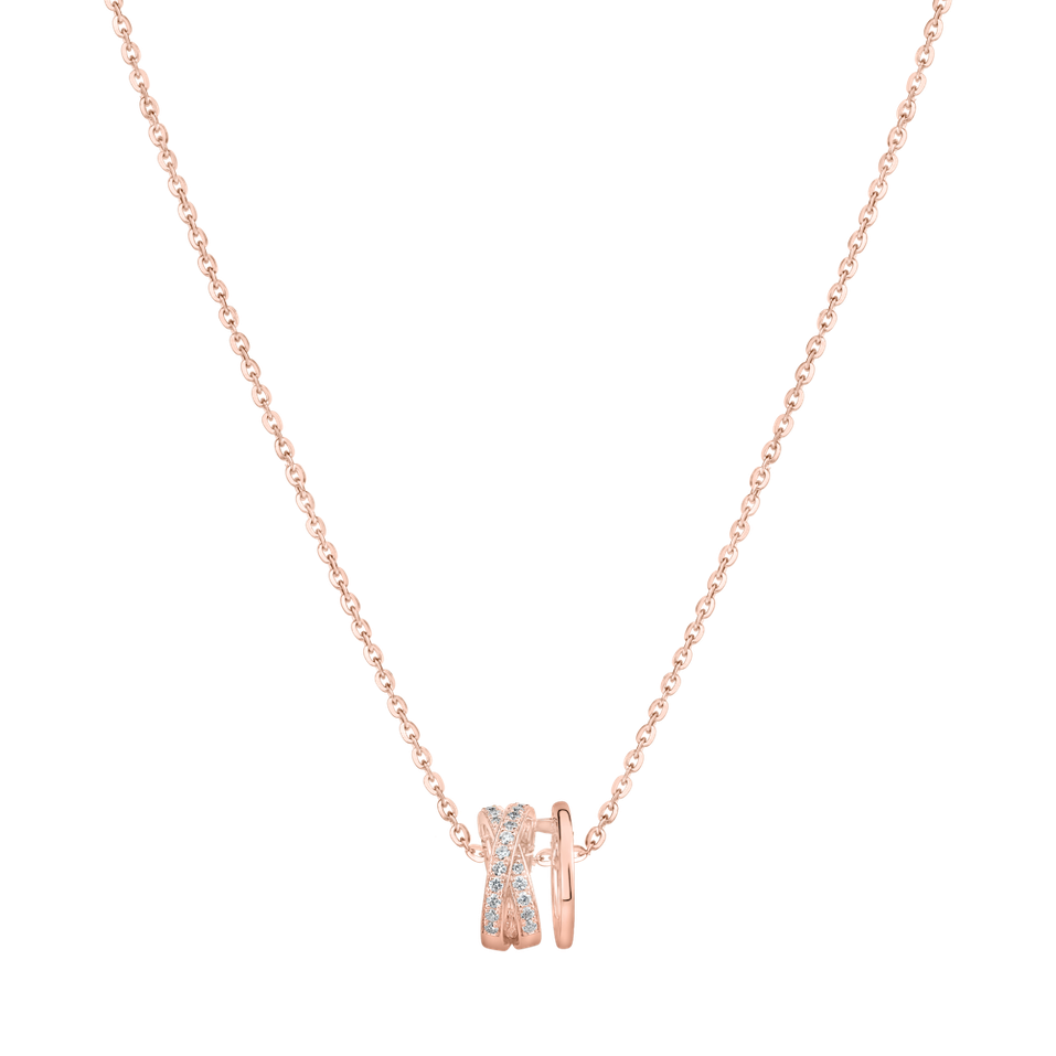 Náhrdelník s diamantmi Sven