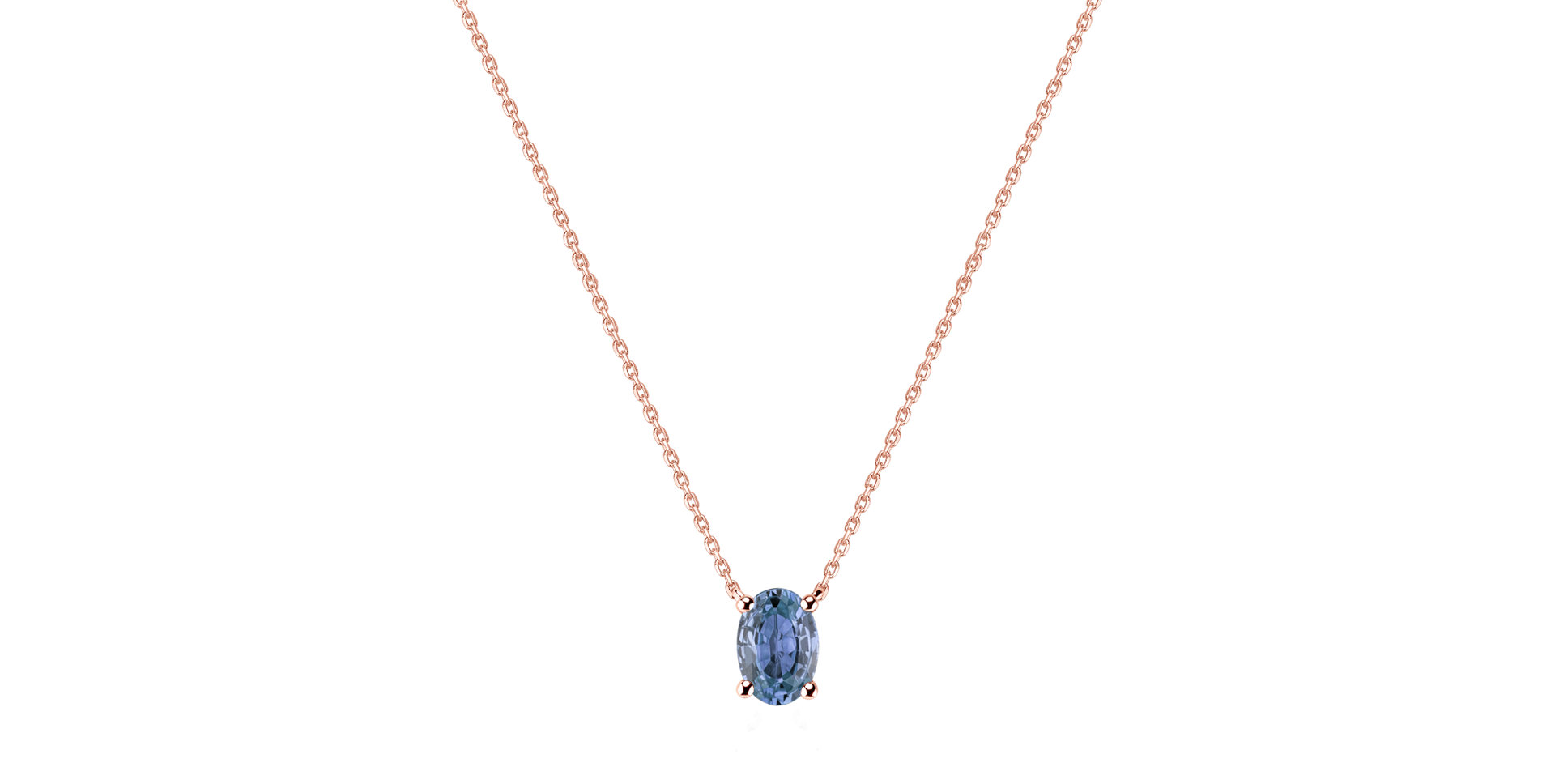 Náhrdelník so zafírom Mystic Abyss