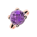 Prsteň s ametystom Caridad2