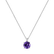Náhrdelník s diamantom a ametystom Seraphina2