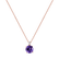 Náhrdelník s diamantom a ametystom Seraphina2