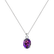 Náhrdelník s diamantom a ametystom Alexandria2