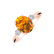Prsteň s diamantmi a citrínom Sunset Blaze2