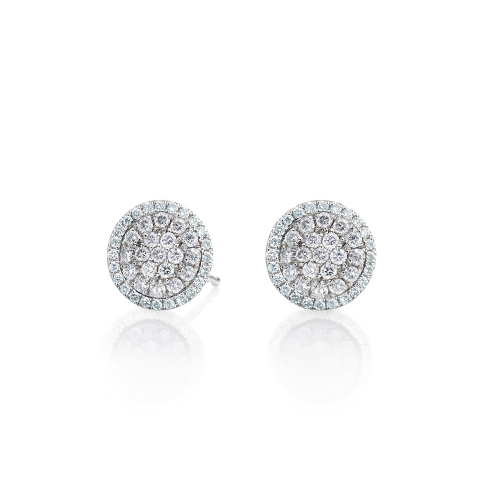 Náušnice s diamantmi Diamond earrings
