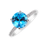 Prsteň s diamantmi a topásom Bethy2