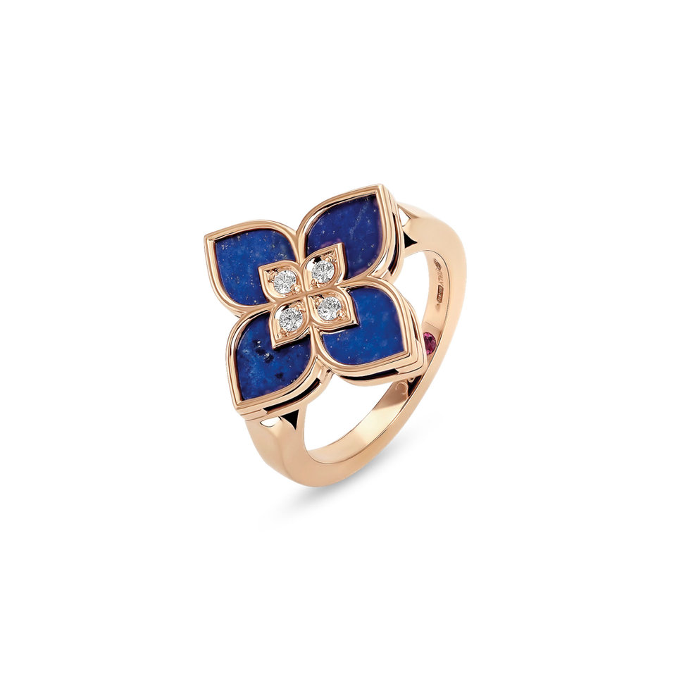 Prsteň s diamantmi a lapis lazuli Venetian Princess