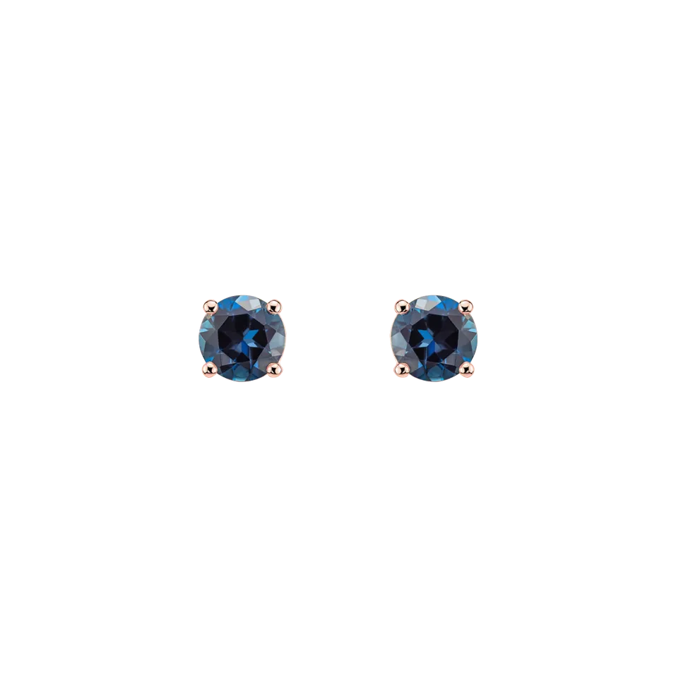 Naušnice s topásom Orbs