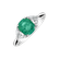 Prsteň s diamantmi a smaragdom Nyx2