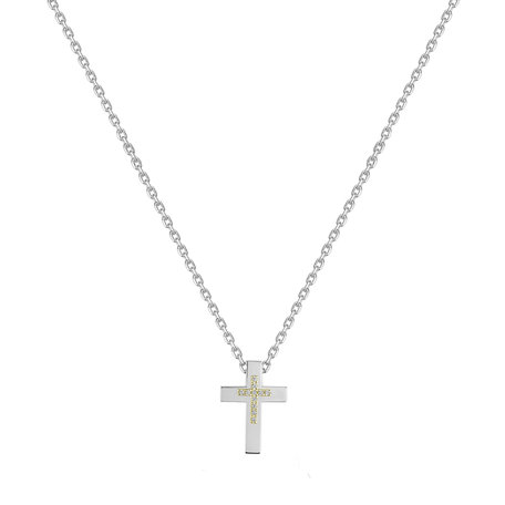 Náhrdelník s diamantmi Cross