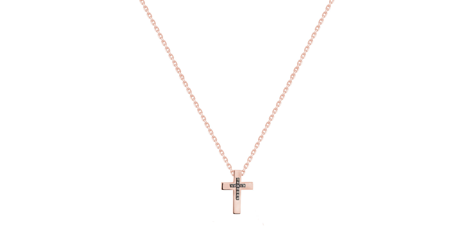 Náhrdelník s diamantmi Cross