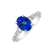 Prsteň s diamantmi a tanzanitom Shimmering dazzle2