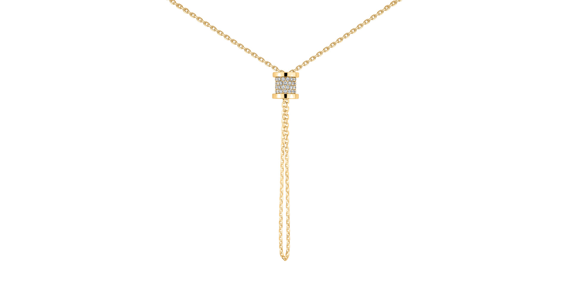 Náhrdelník s diamantmi Timeless Spiral