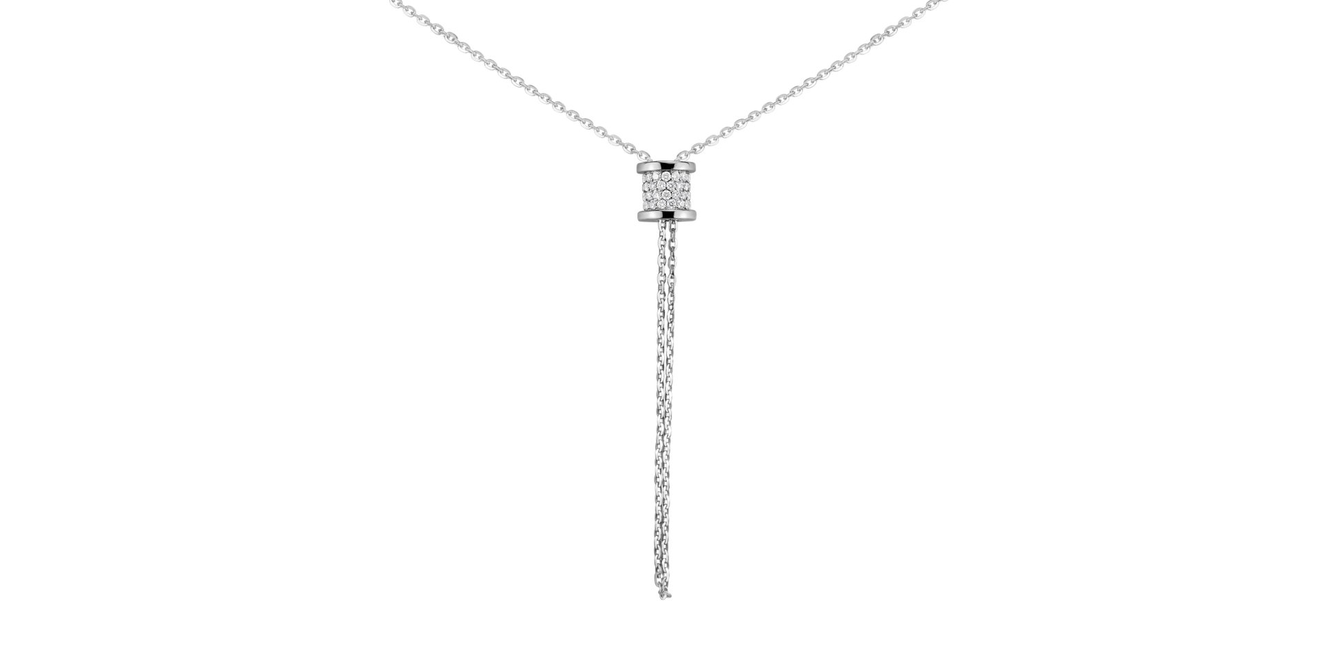 Náhrdelník s diamantmi Timeless Spiral