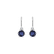 Náušnice s diamantom a zafírom Midnight Serenity2