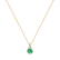 Náhrdelník s diamantom a smaragdom Midnight Serenity2