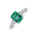 Prsteň s diamantmi a smaragdom Majestic Imagination2