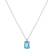 Náhrdelník s diamantmi a topásom Mireth2