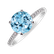 Prsteň s diamantmi a topásom Zorabelle2