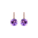 Náušnice s diamantmi a ametystom Zorabelle2