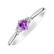 Prsteň s diamantmi a ametystom Midnight Serenity2