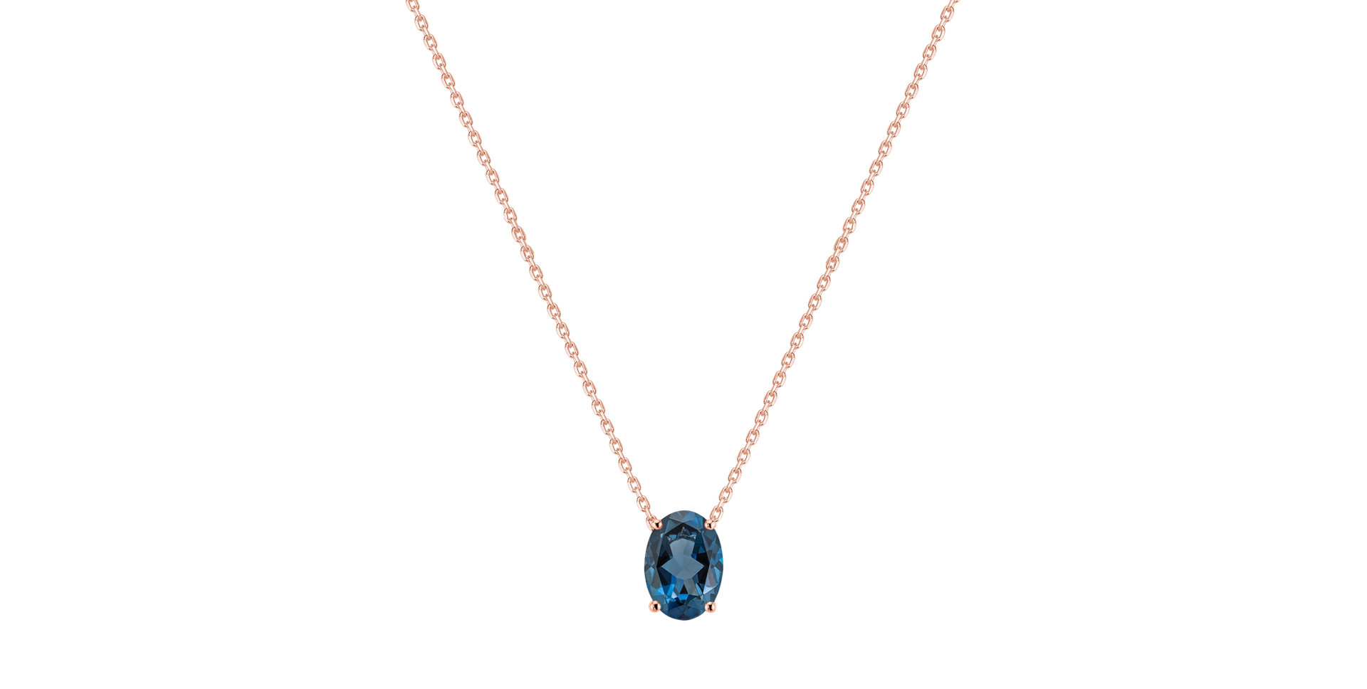 Náhrdelník s topásom Mystic Depth