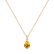 Náhrdelník s diamantmi a citrínom Teardrop2