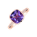 Prsteň s diamantmi a ametystom Carelia2