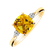Prsteň s diamantmi a citrínom Mirabel2