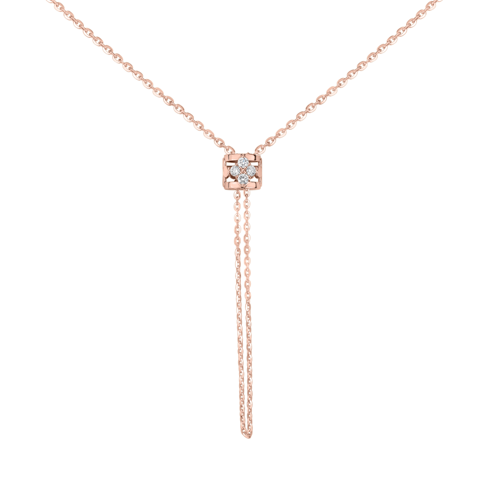 Náhrdelník s diamantmi Virela
