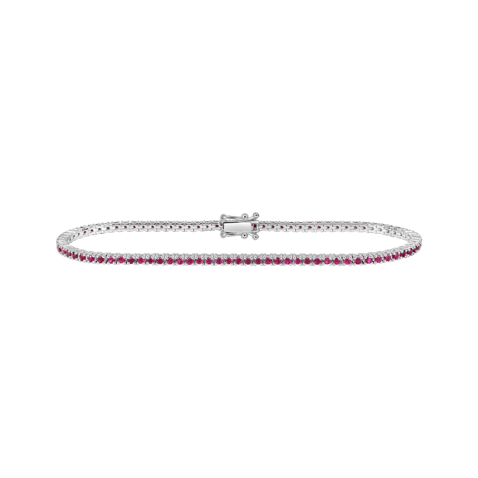 Náramok s rubínmi Infinite Glow