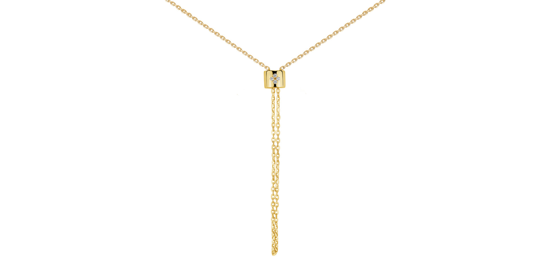 Náhrdelník s diamantmi Shine of Sophistication