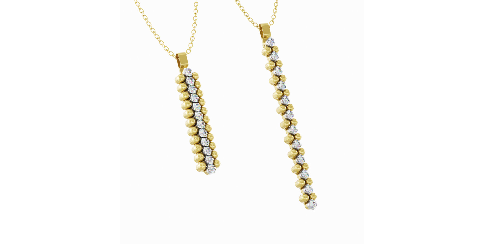 Náhrdelník s diamantmi Brevetto