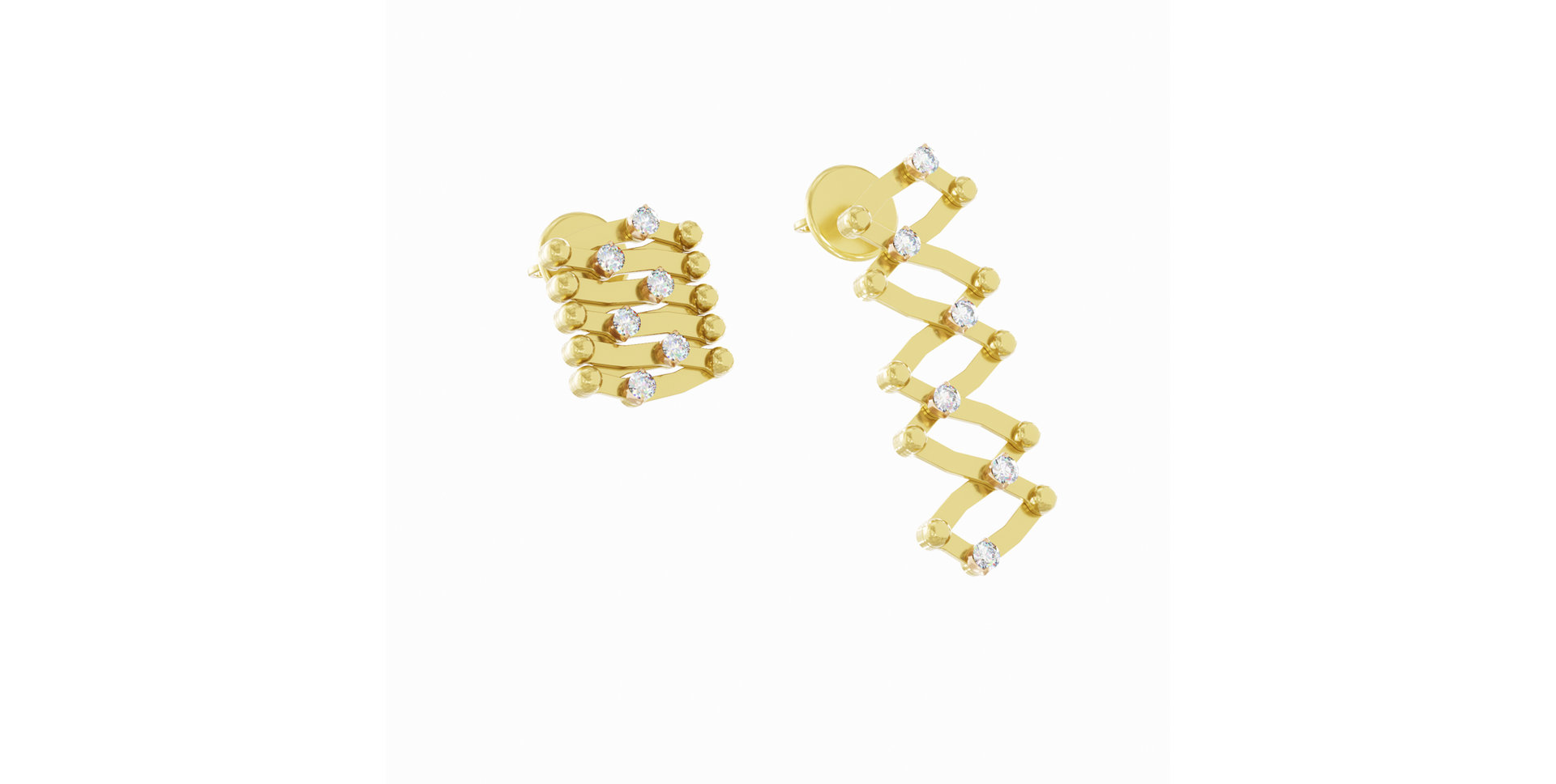 Náušnice s diamantmi Brevetto