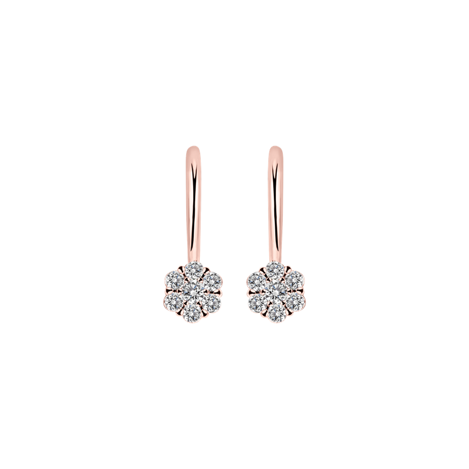 Náušnice s diamantmi Brilliance