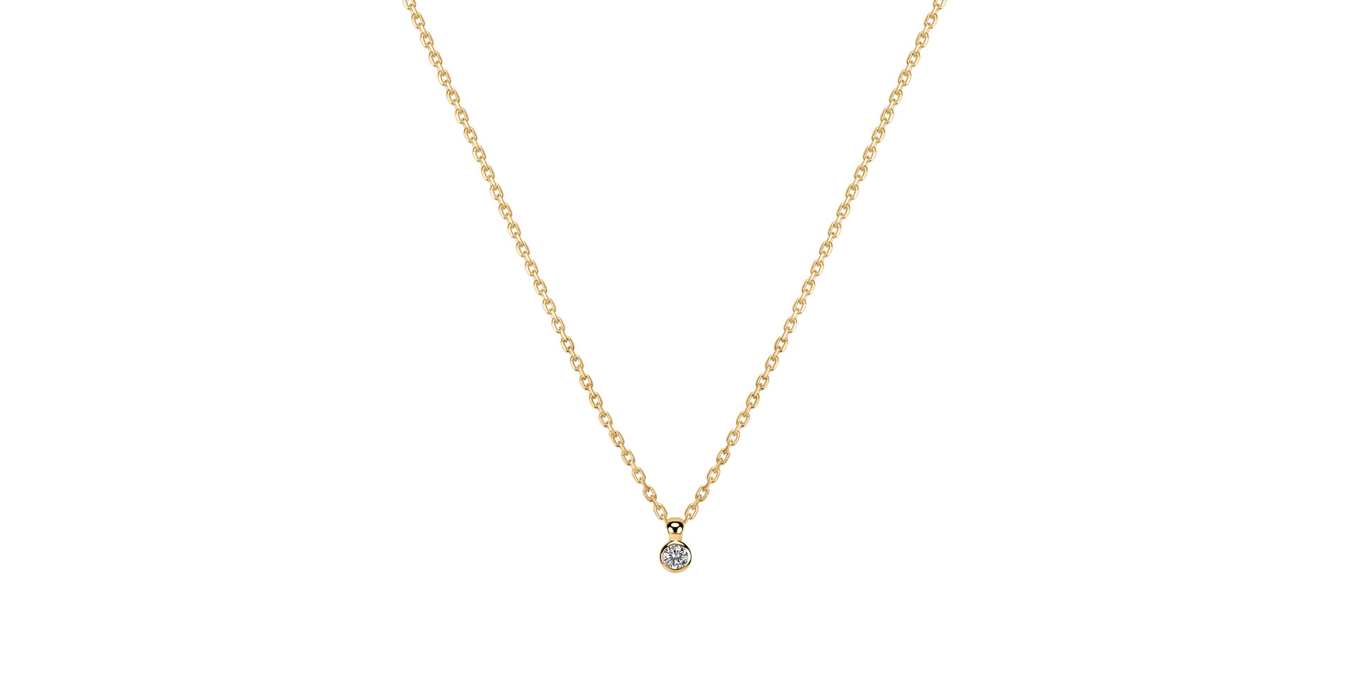 Náhrdelník s diamantom Eye Sparkle