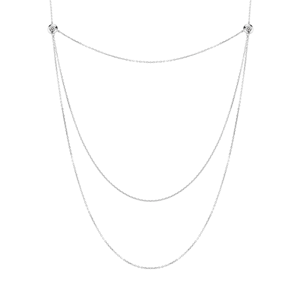 Náhrdelník s diamantmi Rain Parade