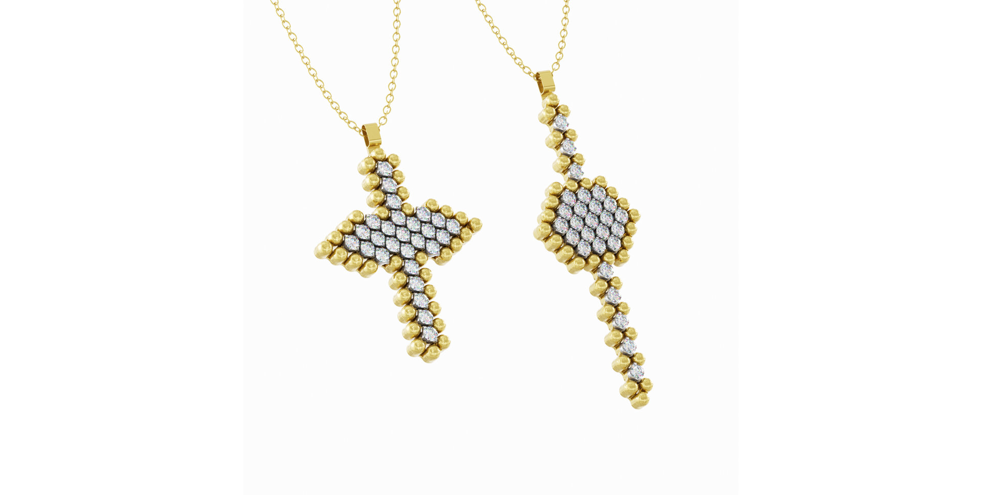 Náhrdelník s diamantmi Brevetto