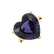 Prsteň s ametystom Amethyst Heart2