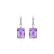 Náušnice s diamantom a ametystom Royal Anne2